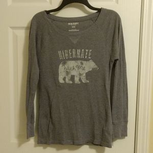 Long sleeve sleep shirt